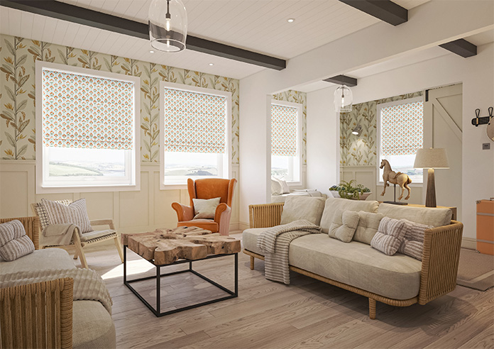 Chatsworth, Pumpkin Spice - Roman Blind - Image 6